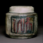 Truth, Raku, 6" x 6", 2010