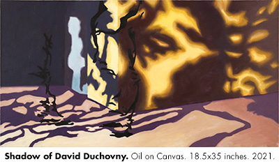 Shadow of David Duchovny