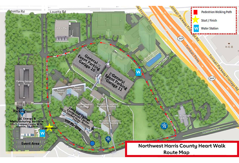 Heart Walk Map