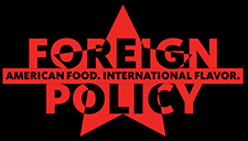 Foreign Policy - food truck logo