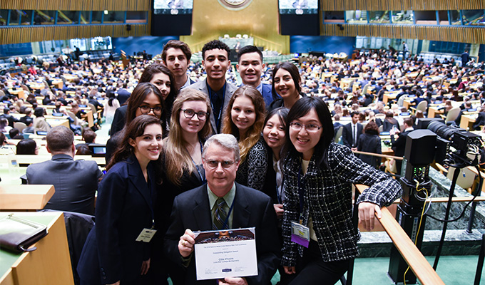 National Model U.N. Delegates