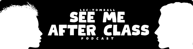 See Me After Class Black and White Banner