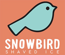 Snowbird Shaved Ice - food truck logo