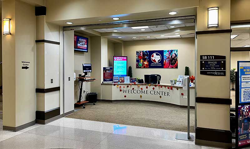 Welcome Center Desk
