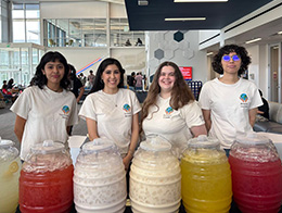 E&S Club Officers and Sustainable Mocktails