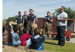 Lieder kids at Fire Academy