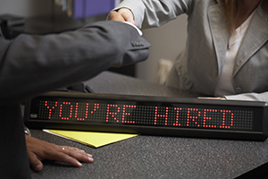 you're hired