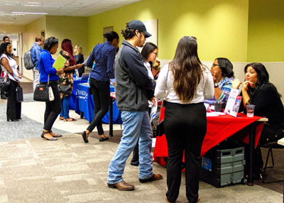 Area companies seek employees at college job fair