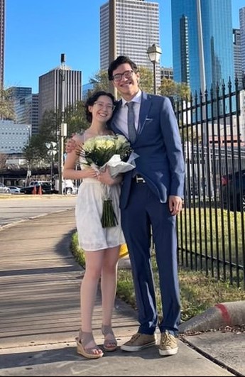  Happily married couple! Ivey Knebel and Marcelo Carrizales