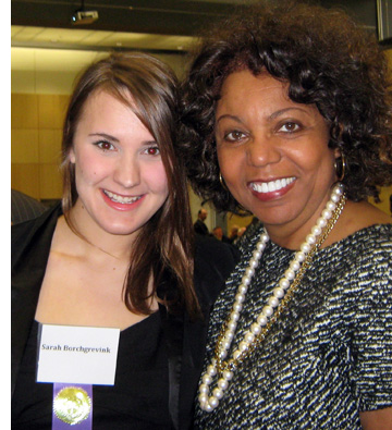 Sarah Borchgrevink and Dr. Levy