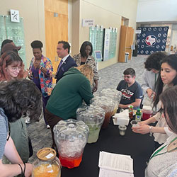 Photo of the refreshments table
