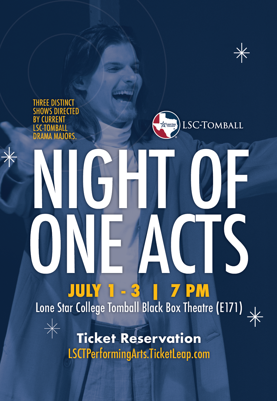 Student-directed Night of One Acts, August 2023