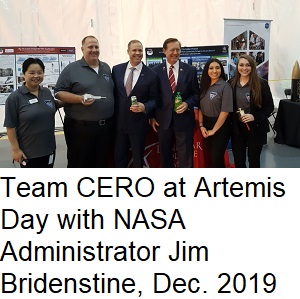 Team CERO with Jim Bridenstine and Randy Weber