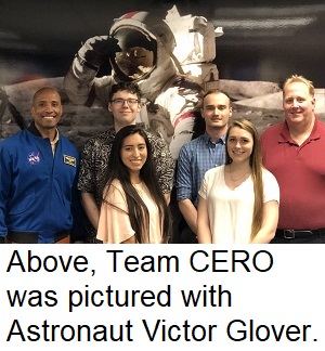 Team CERO at NBL with Victor Glover