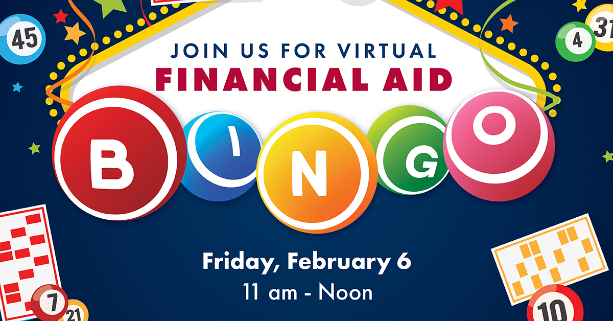 Dark Blue background with bingo icons