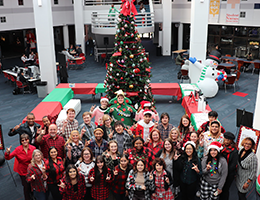 LSC-Tomball SGA facilitates the annual Plaid Tidings Day.