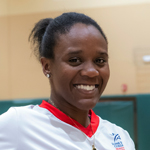 Lametra Thomas, volleyball player number 6