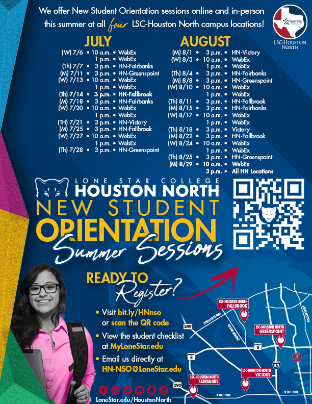 LSCHouston North New Student Orientation