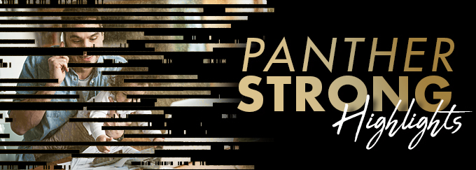 Panther Strong Highlights Decorative Banner 