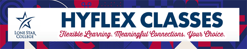 HyFlex classes at KSC-HOuston North banner with logo
