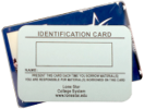 photo of library card