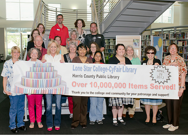LSC-CyFair Library checks out 10 millionth book