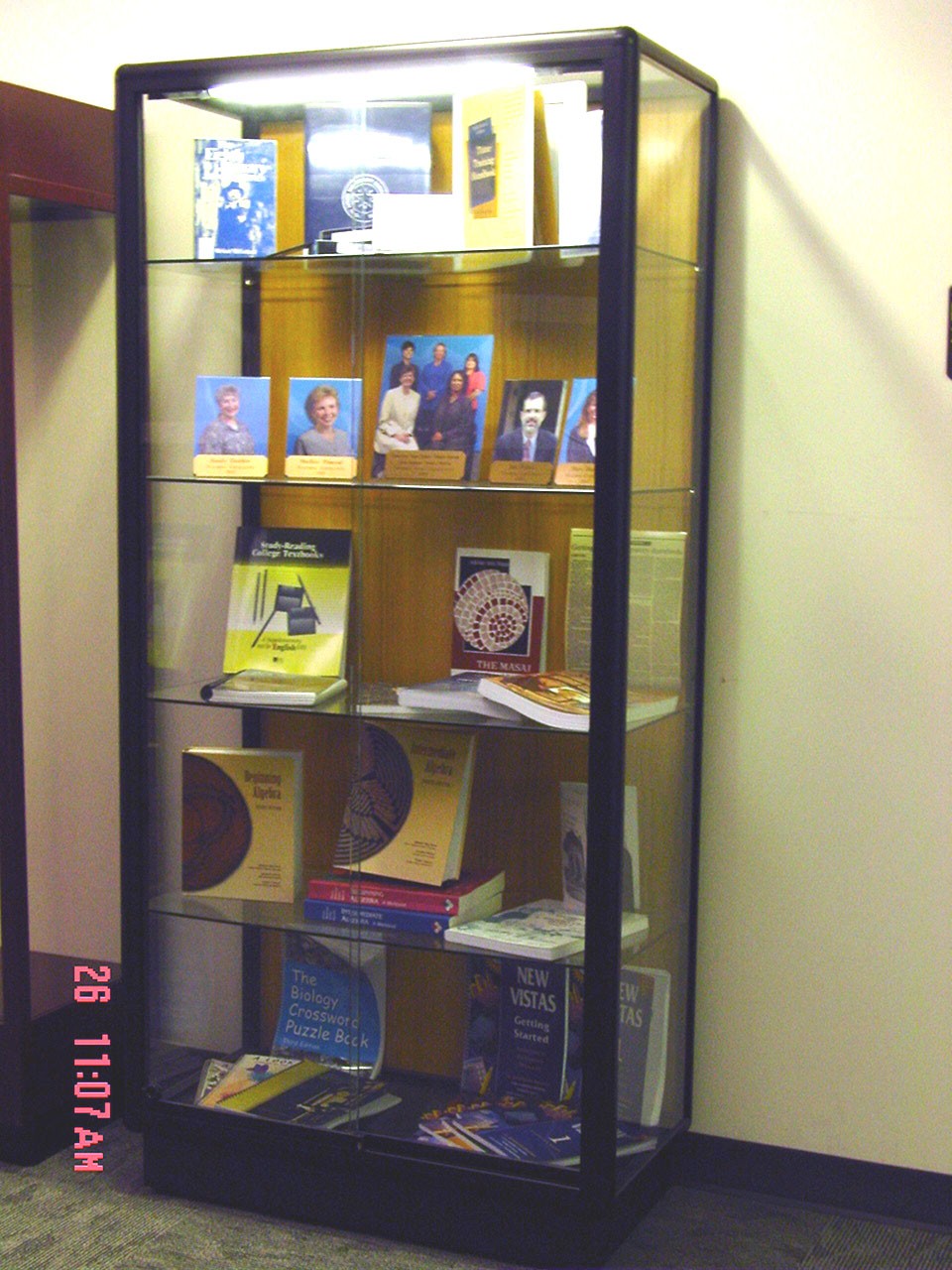 Faculty Award winners pictured were chosen in 2002