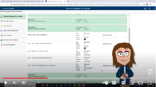 LSC-Online video about enrolling in classes