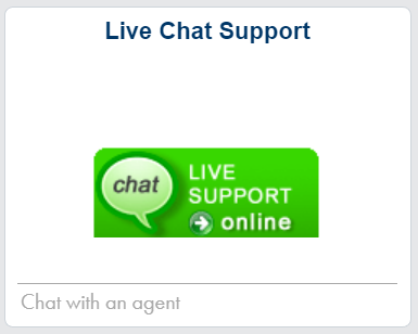 Image of Live Chat tile in MyLoneStar.edu