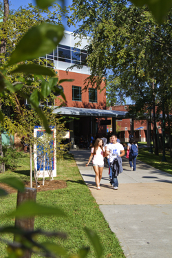 LSC-Montgomery campus outside the Library Building