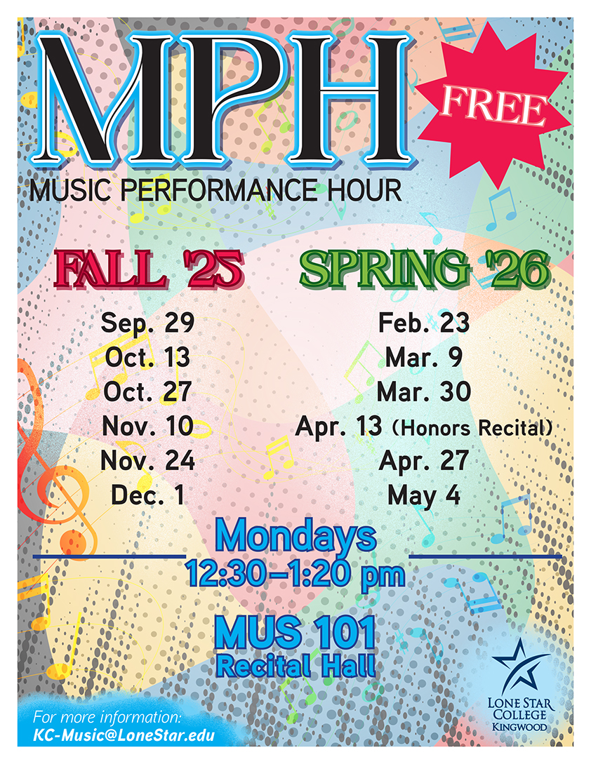 Music Performance Hour dates for 2025-2026