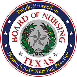 Texas Board of Nursing Seal