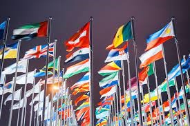 Picture of international flags