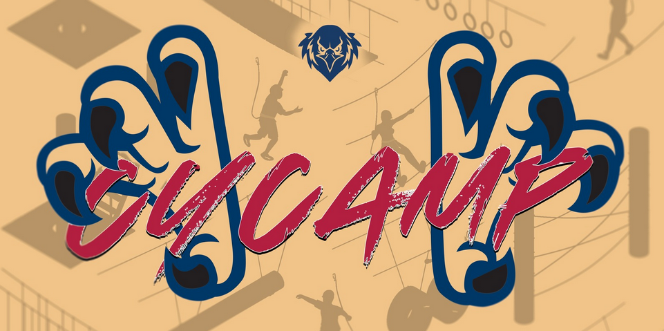 Cy Camp Graphic with falcon talons