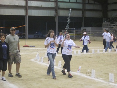 Members walking at Relay for Life