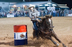 Lauren Sparks barrel racing