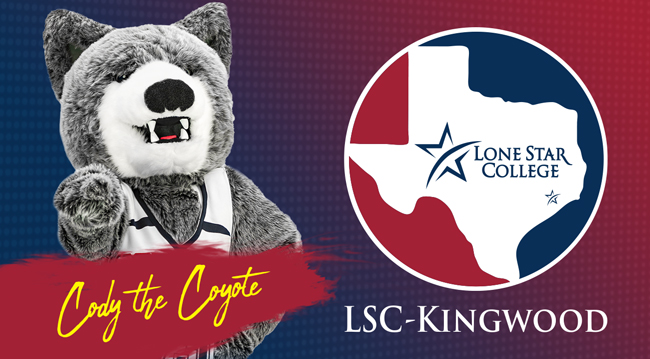 Cody the Coyote at Lone Star College - LSC-Kingwood