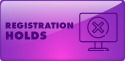 "Registration Holds" button