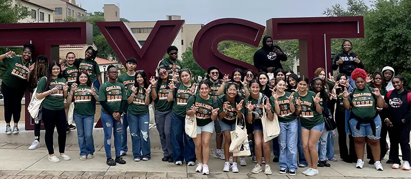 Upward Bound students