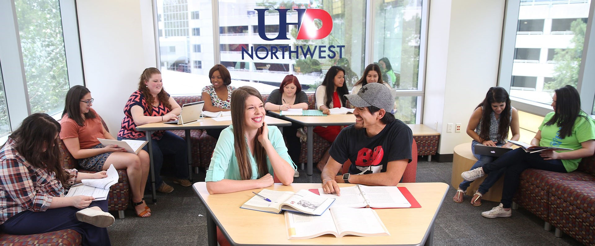 photo of student on campus