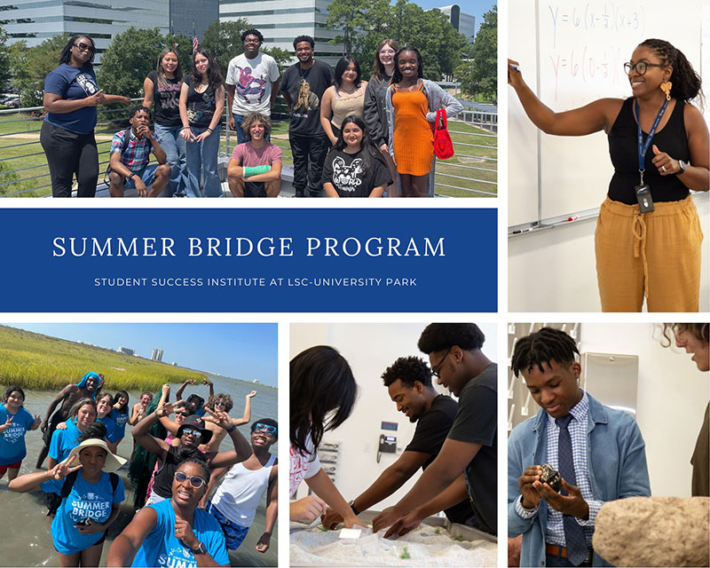 SSI summer bridge photo collage