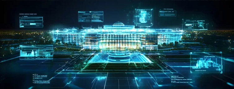 Futuristic buildings