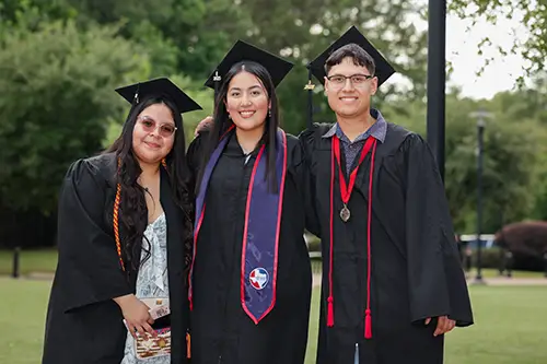 Happy group of grads