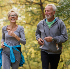 Man & Woman Exercising