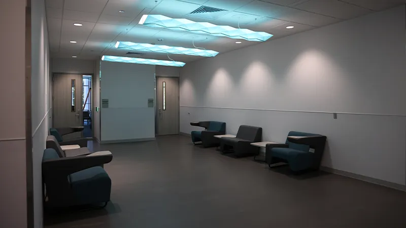North Victory expansion student lobby