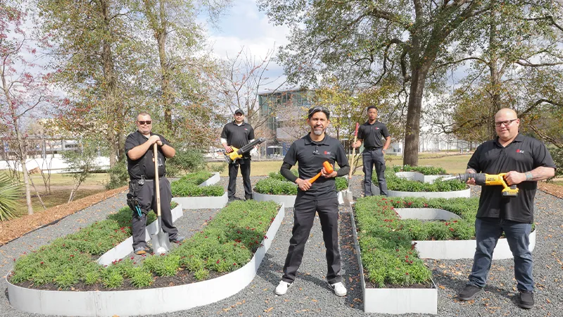 LSC-University Park Grounds team