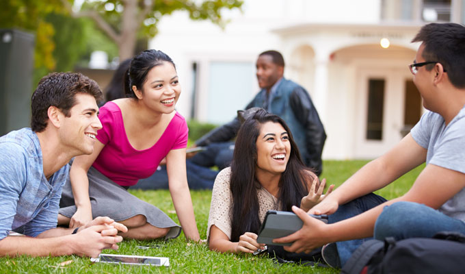 Image of Students Outside