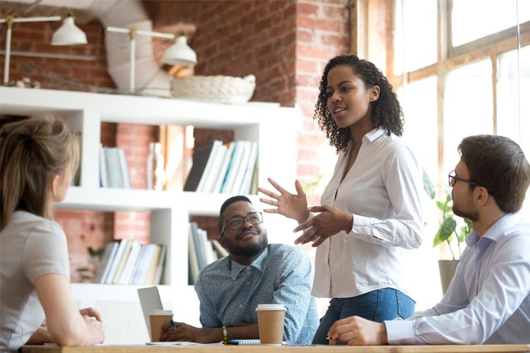 Photo of people in a meeting