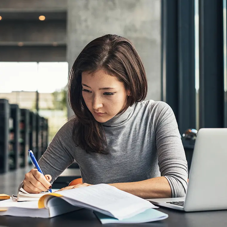 Student Studying