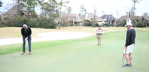 Golfers at 25th Annual Golf Tournament